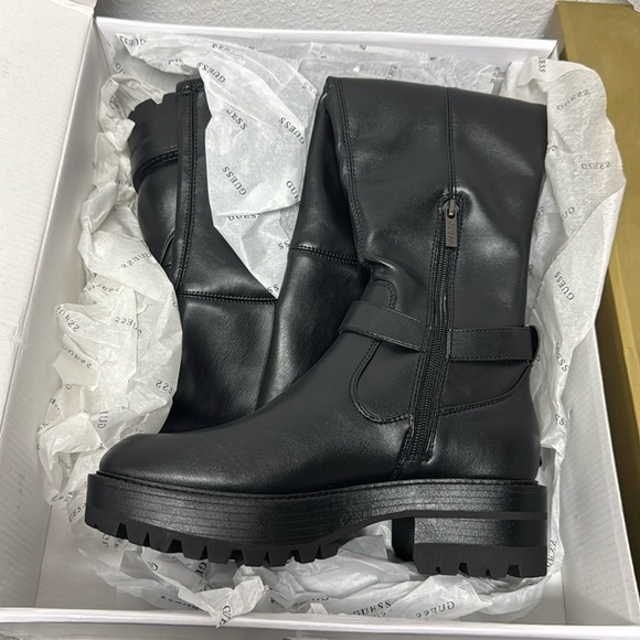 Guess Women's Frazer Stretch Over The Knee Boots - Picture 2 of 6